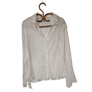 Frame 100% silk buttondown top
